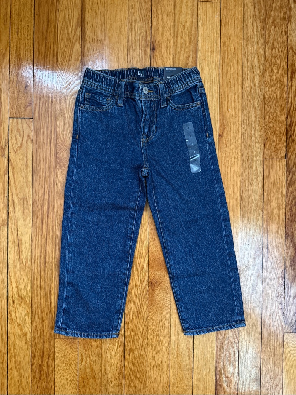 GAP Kids Dark Blue Denim Jeans with Elastic Waist